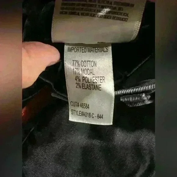 AGOLDE Las Angeles size 28 black distressed jeans in used pre owned condition - Picture 6 of 7